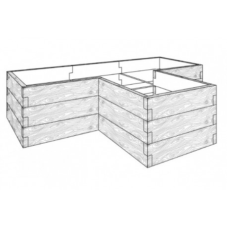 Warzywnik  kształt 5, typ T, H - 86cm 