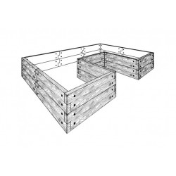 Rabata ogrodowa - kształt 4, typ Z, H - 58 cm 12