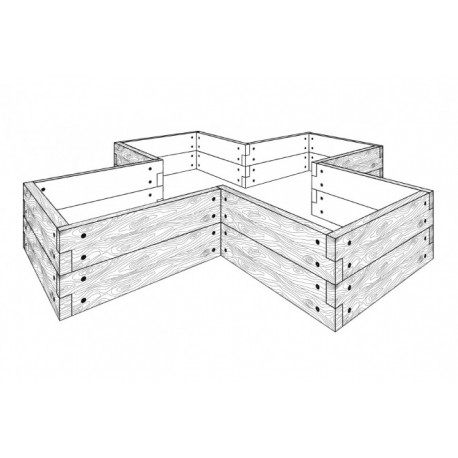 Rabata ogrodowa - kształt 6, typ Z, H - 58 cm 